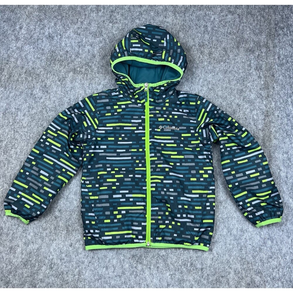 Columbia Boy's Windbreaker Jacket Zip Up Omni-Wick Advanced Evaporation Size XS